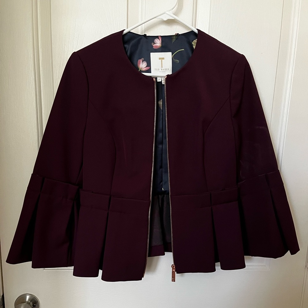 Ted Baker peplum jacket NWOT